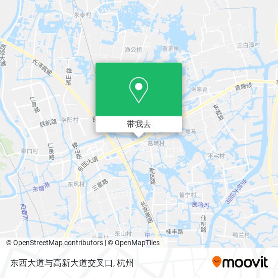 东西大道与高新大道交叉口地图