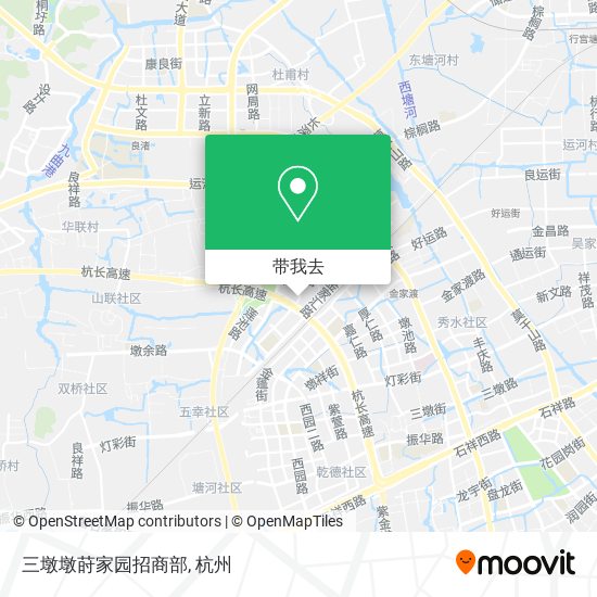 三墩墩莳家园招商部地图