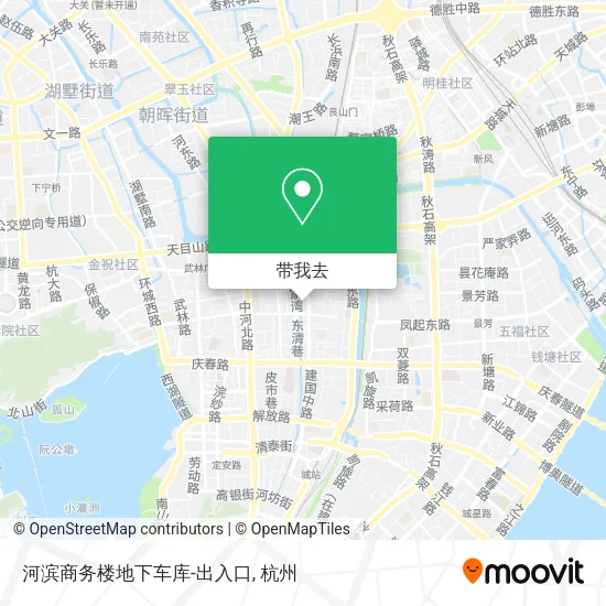 河滨商务楼地下车库-出入口地图