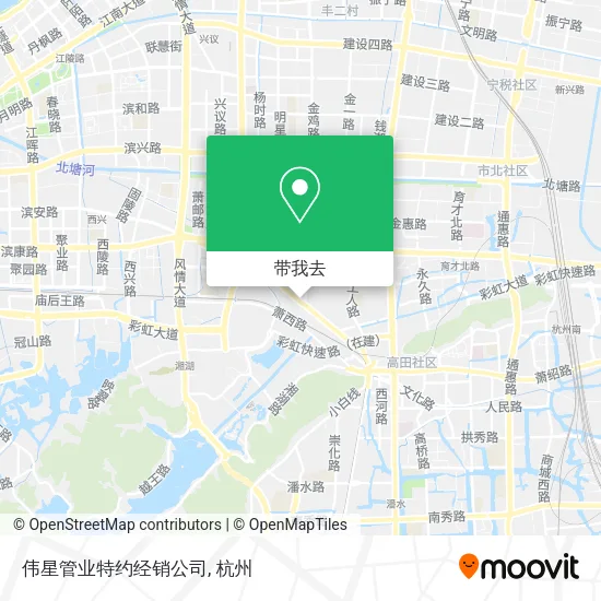 伟星管业特约经销公司地图