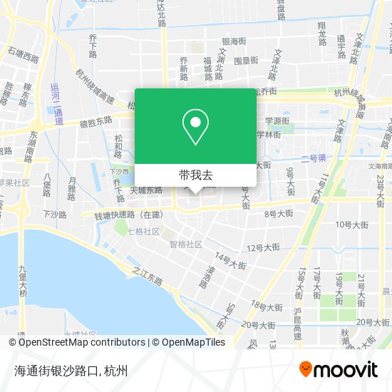 海通街银沙路口地图