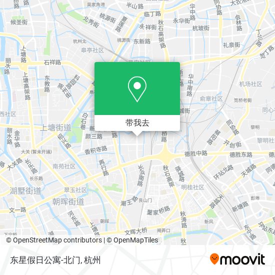 东星假日公寓-北门地图