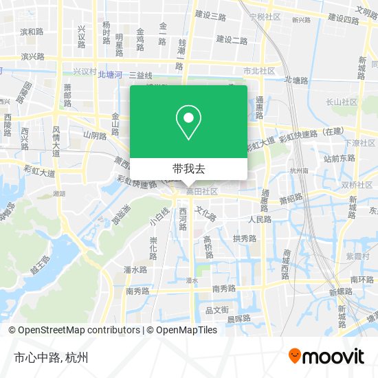 市心中路地图