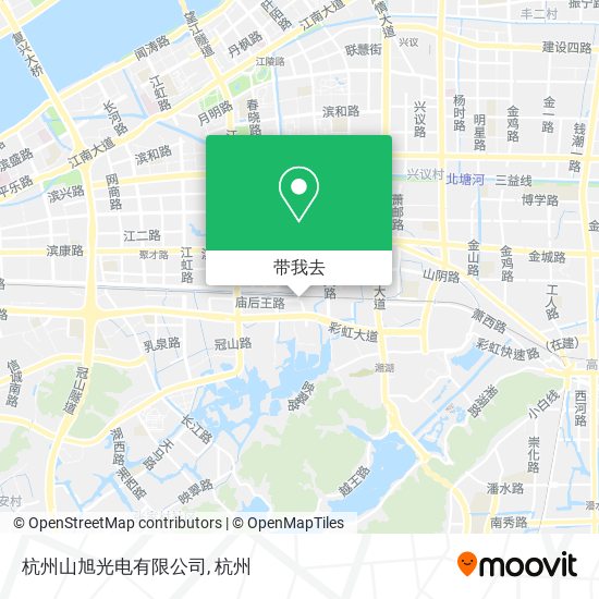 杭州山旭光电有限公司地图
