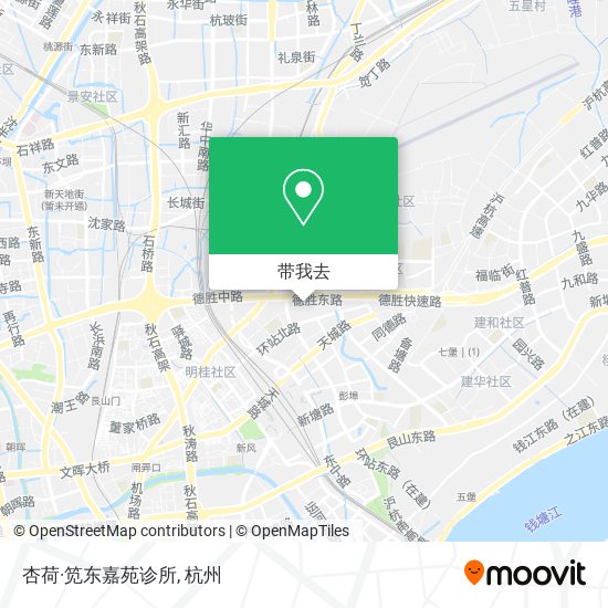 杏荷·笕东嘉苑诊所地图