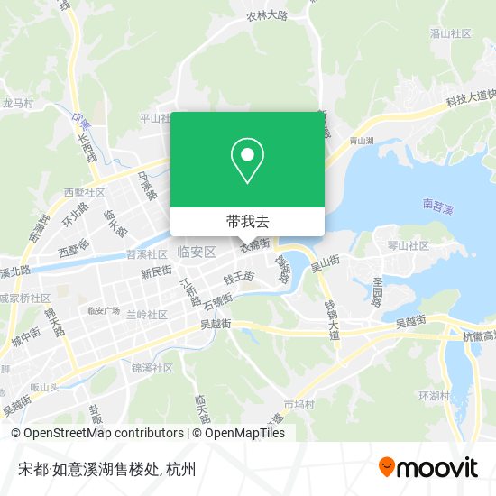 宋都·如意溪湖售楼处地图