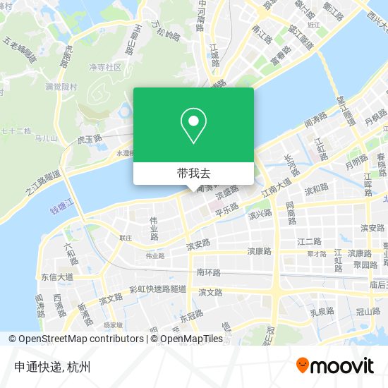 申通快递地图