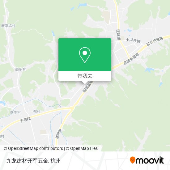 九龙建材开军五金地图
