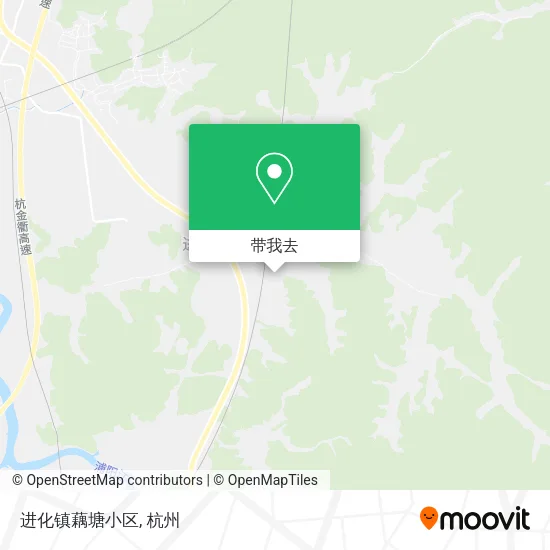 进化镇藕塘小区地图