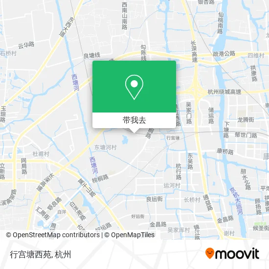行宫塘西苑地图
