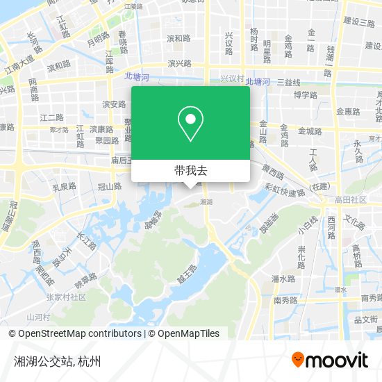 湘湖公交站地图