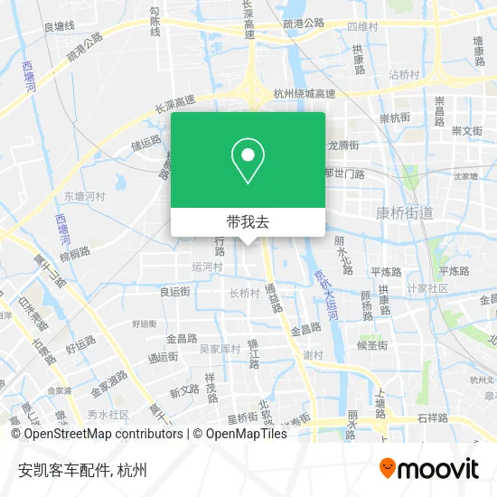 安凯客车配件地图