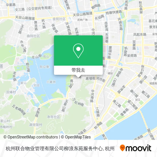 杭州联合物业管理有限公司柳浪东苑服务中心地图