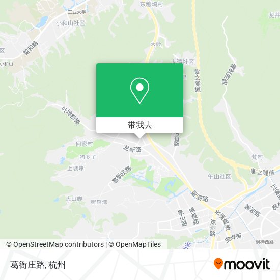 葛衙庄路地图