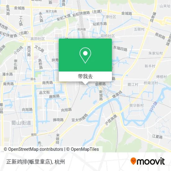 正新鸡排(畈里童店)地图