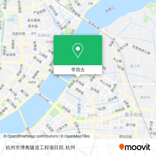 杭州市博奥隧道工程项目部地图