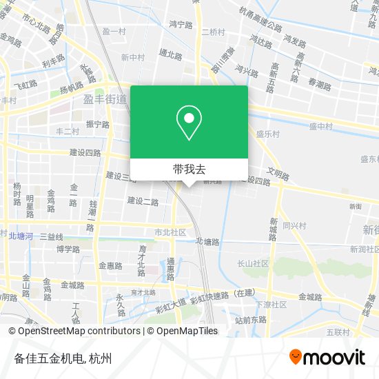 备佳五金机电地图