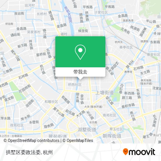 拱墅区委政法委地图