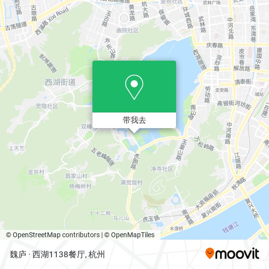 魏庐 · 西湖1138餐厅地图