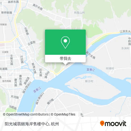 阳光城翡丽海岸售楼中心地图