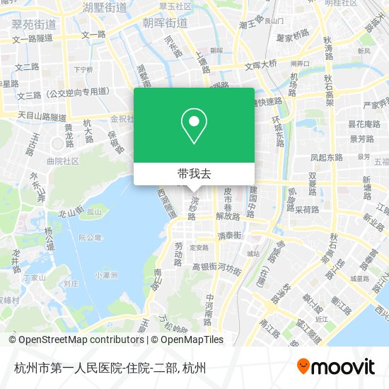 杭州市第一人民医院-住院-二部地图