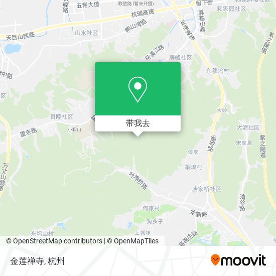 金莲禅寺地图