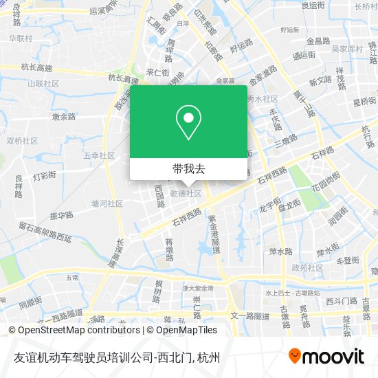 友谊机动车驾驶员培训公司-西北门地图