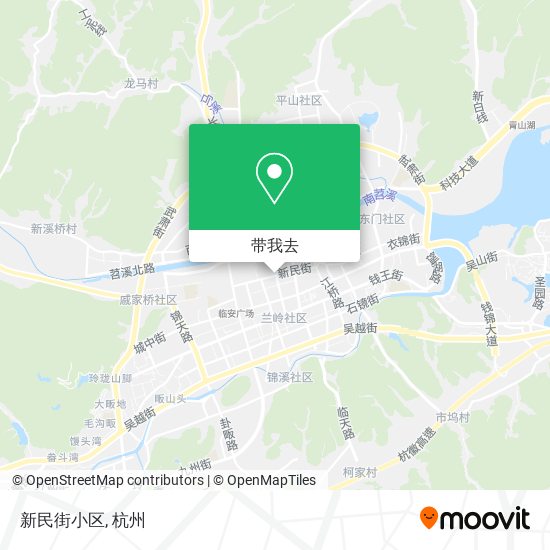 新民街小区地图
