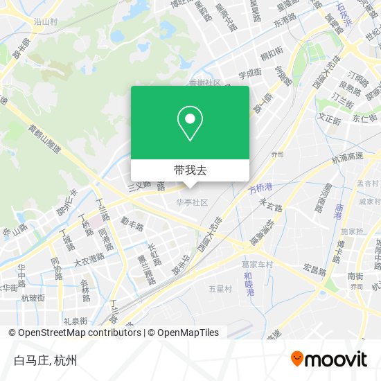 白马庄地图