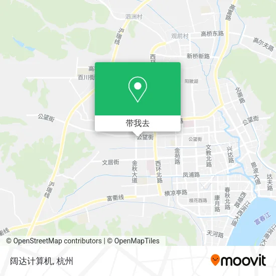 阔达计算机地图