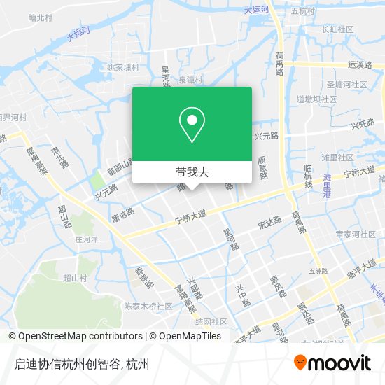 启迪协信杭州创智谷地图
