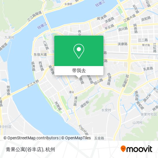 青果公寓(谷丰店)地图
