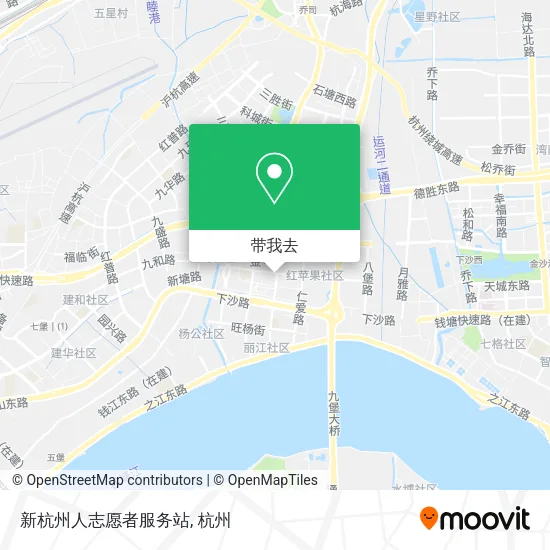 新杭州人志愿者服务站地图
