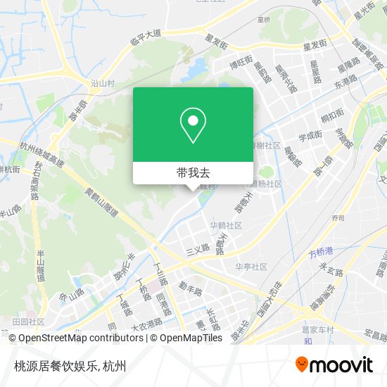 桃源居餐饮娱乐地图