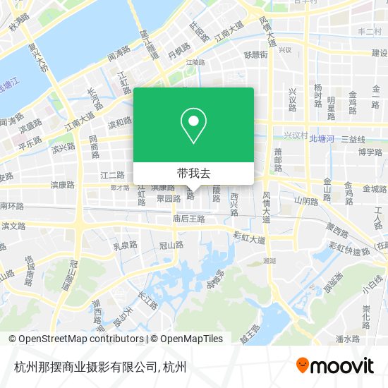 杭州那摆商业摄影有限公司地图