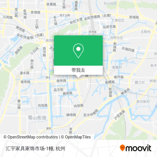 汇宇家具家饰市场-1幢地图