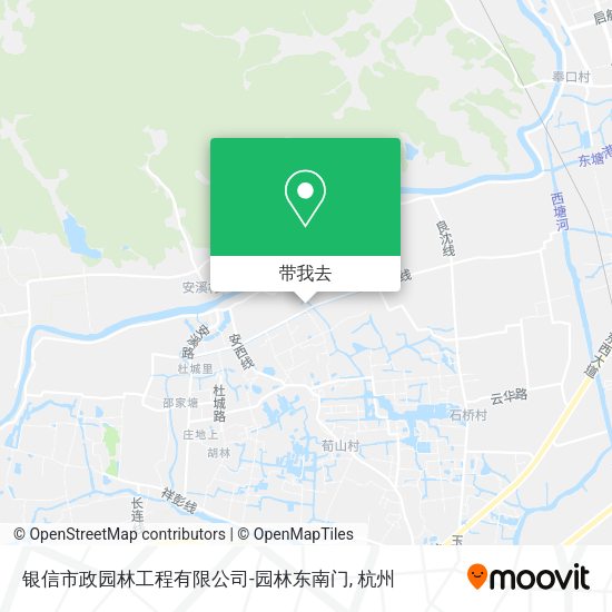 银信市政园林工程有限公司-园林东南门地图