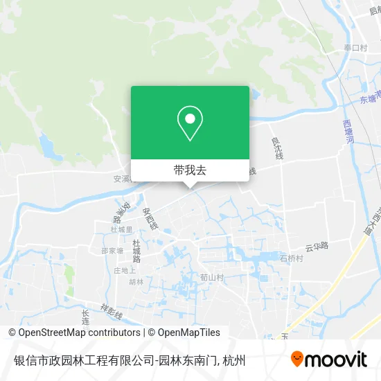 银信市政园林工程有限公司-园林东南门地图