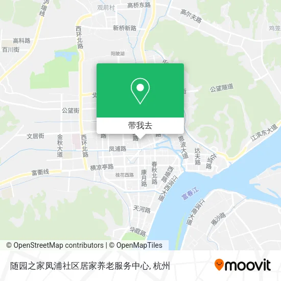 随园之家凤浦社区居家养老服务中心地图