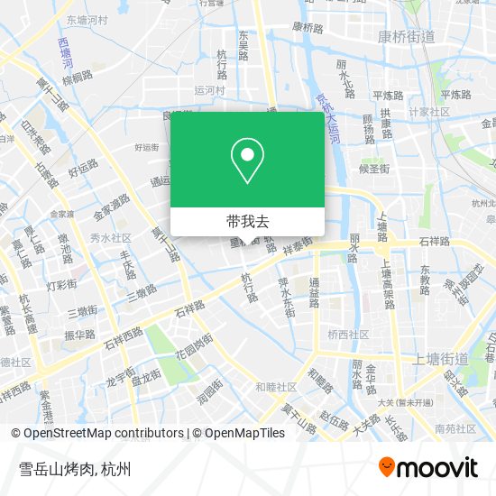 雪岳山烤肉地图