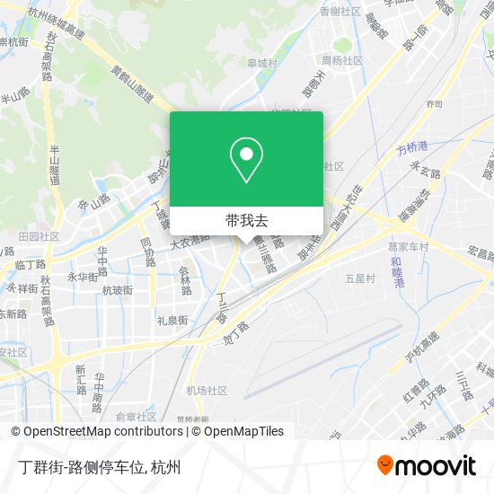 丁群街-路侧停车位地图
