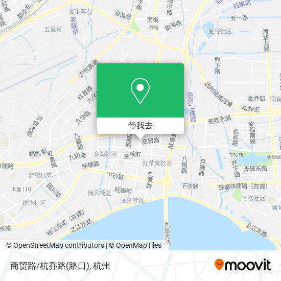 商贸路/杭乔路(路口)地图