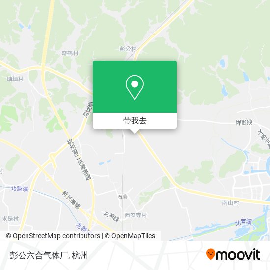 彭公六合气体厂地图