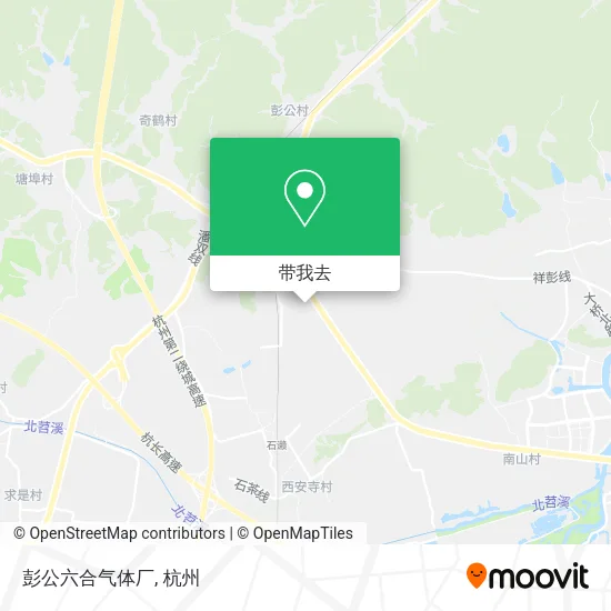 彭公六合气体厂地图