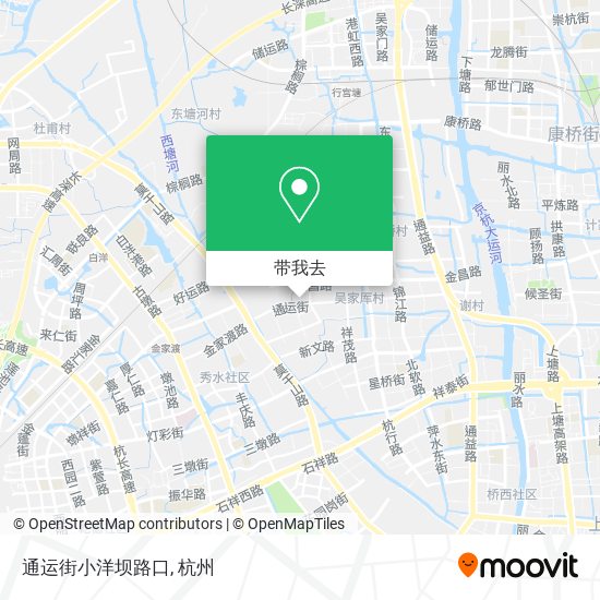 通运街小洋坝路口地图