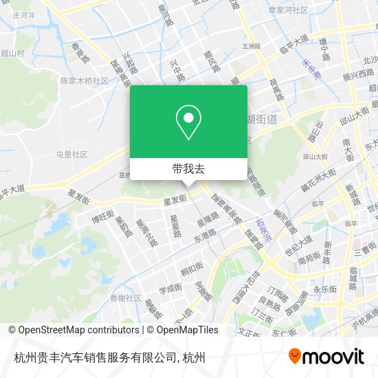 杭州贵丰汽车销售服务有限公司地图
