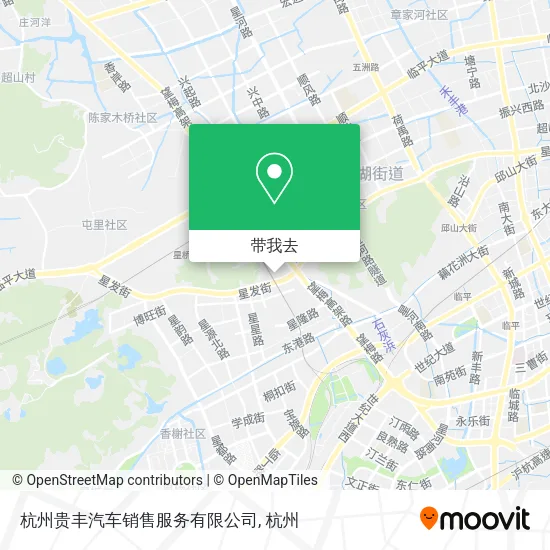 杭州贵丰汽车销售服务有限公司地图
