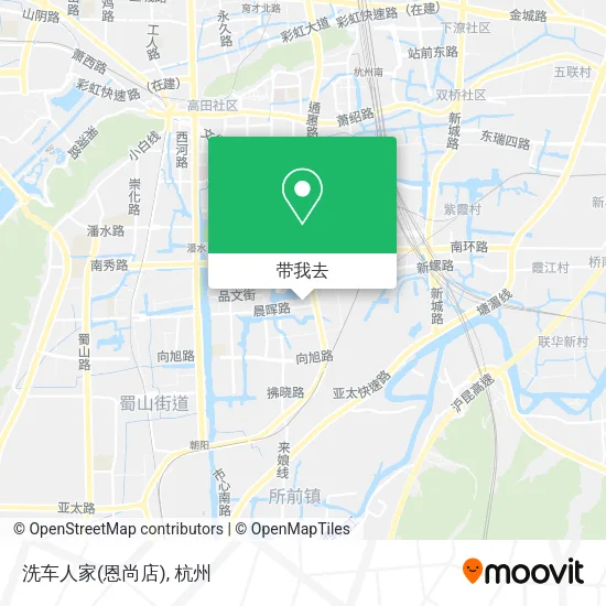 洗车人家(恩尚店)地图