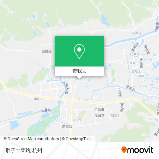 胖子土菜馆地图