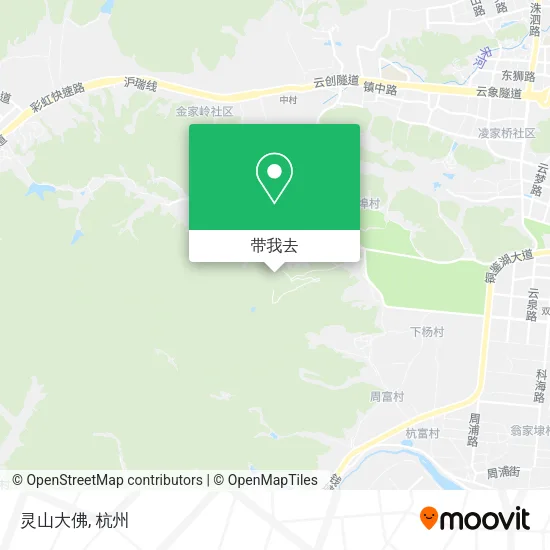 灵山大佛地图